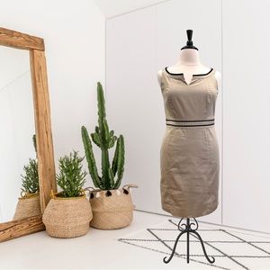 White House Black Market Sleeveless Sheath Dress